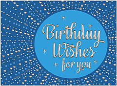 Radiant Wishes Card A1606U-X